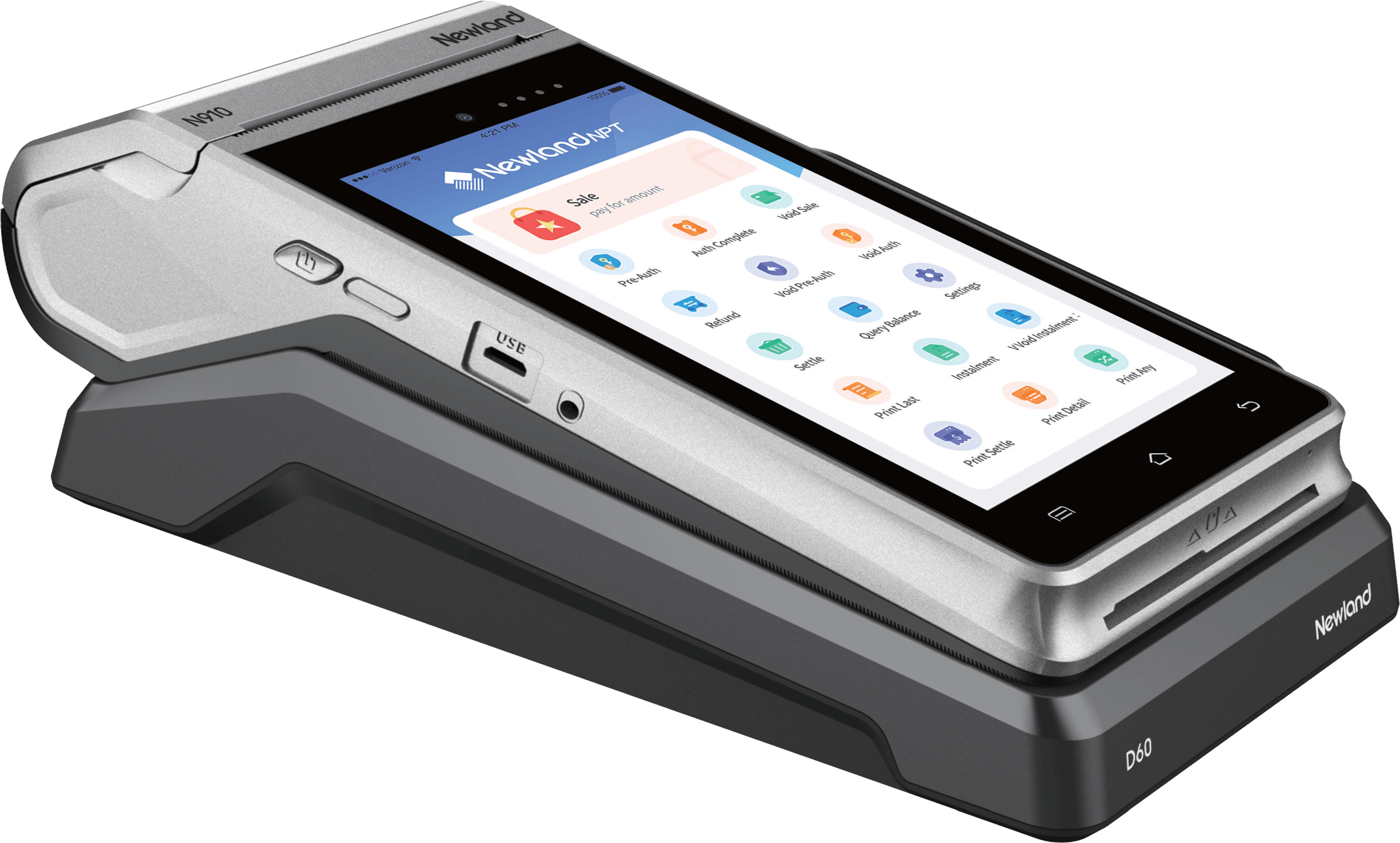 Newland N910 Terminal sans fil Paystone